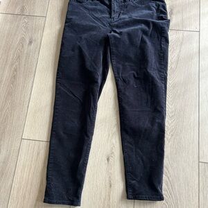 J. Crew black velvet Trousers